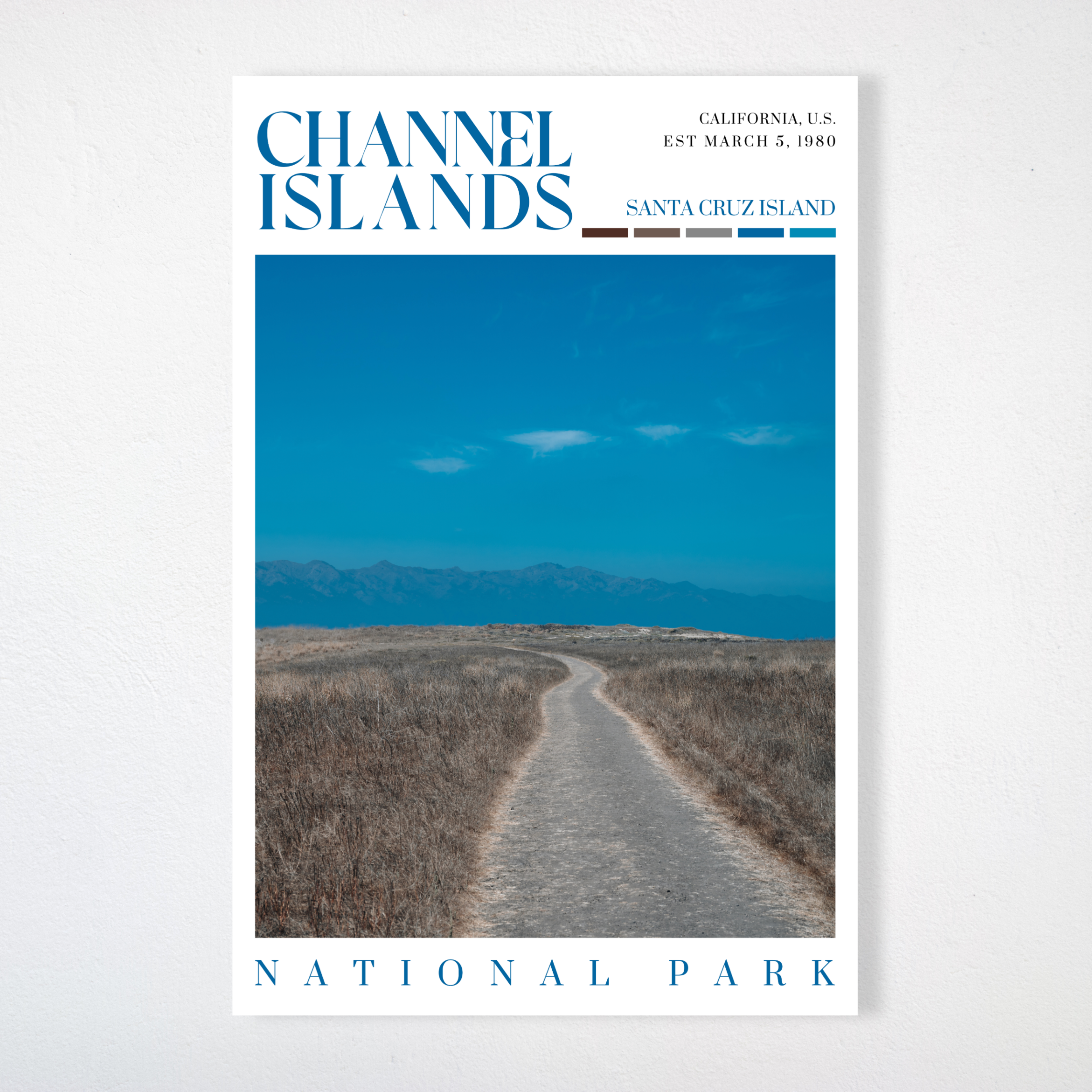 Chanel Islands National Park Poster