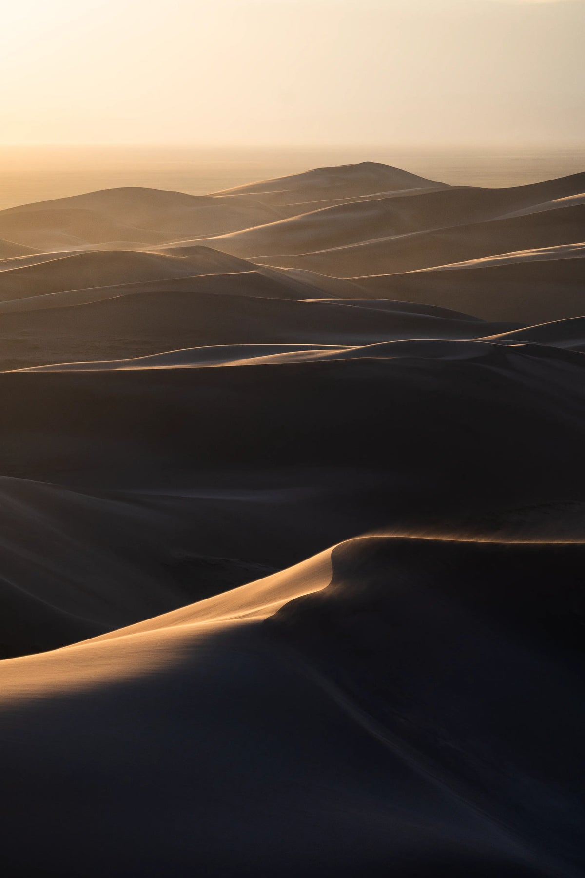 Sunset view from High Dune in Great Sand Dunes National Park, Colorado photography print