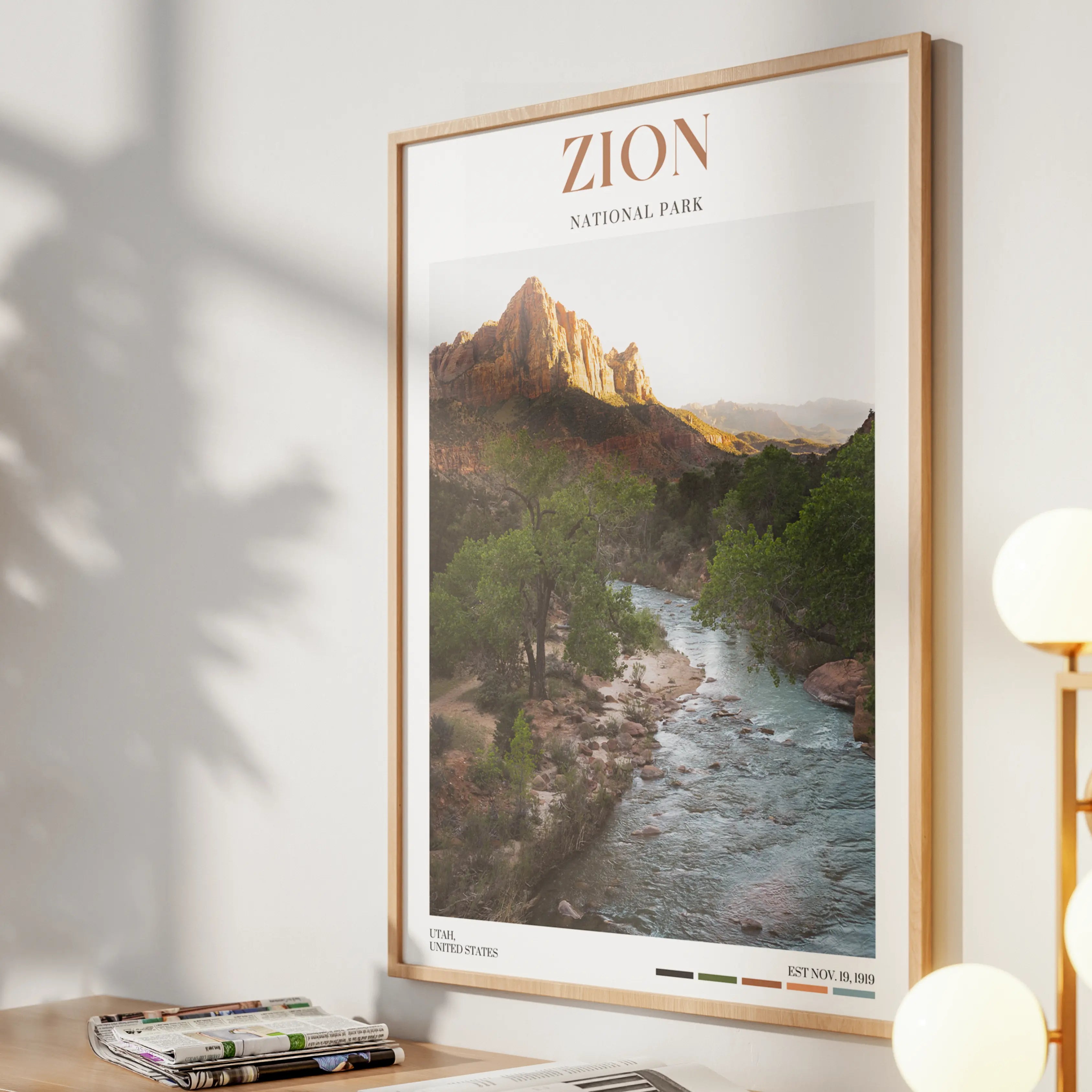 Zion National Park Poster