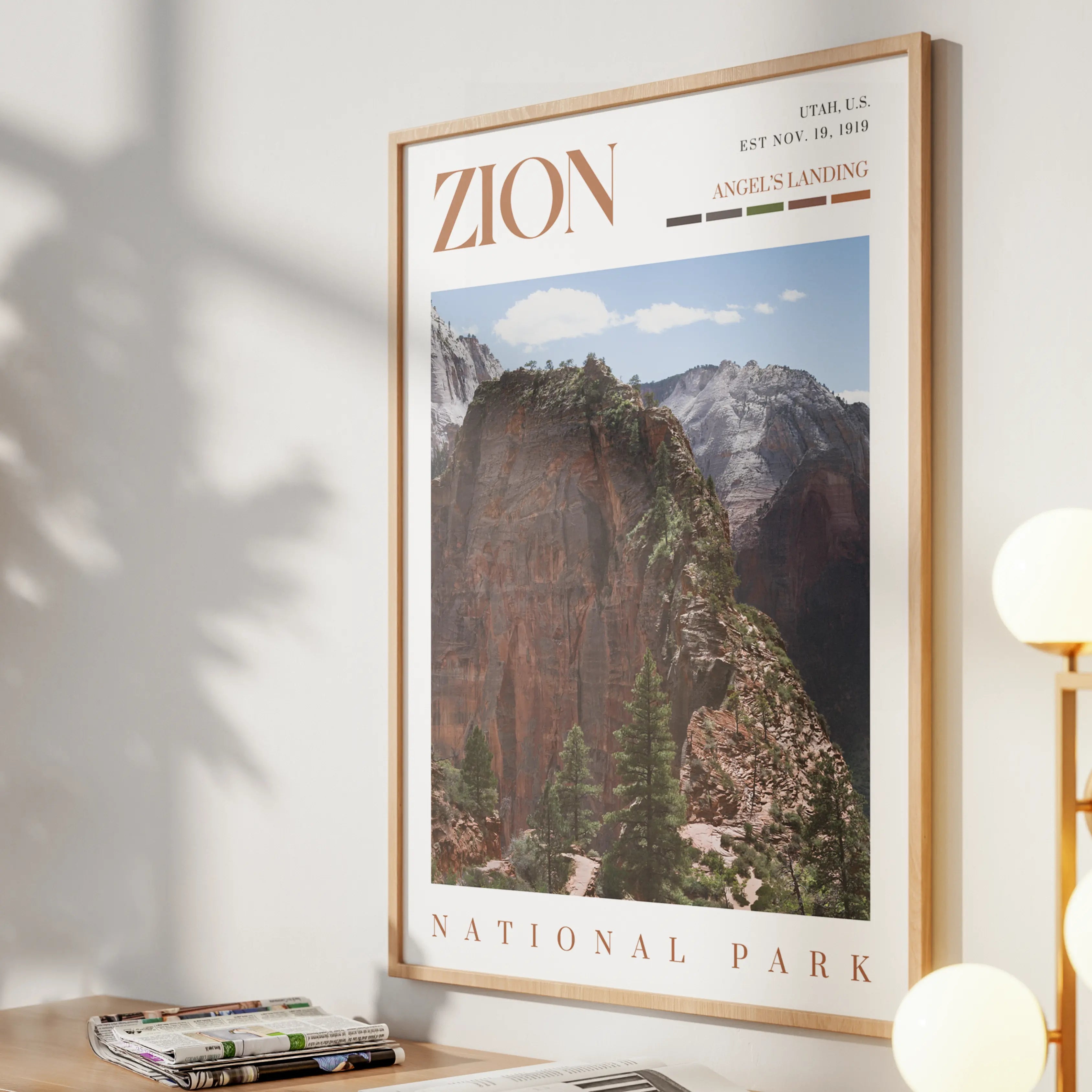Zion National Park Poster