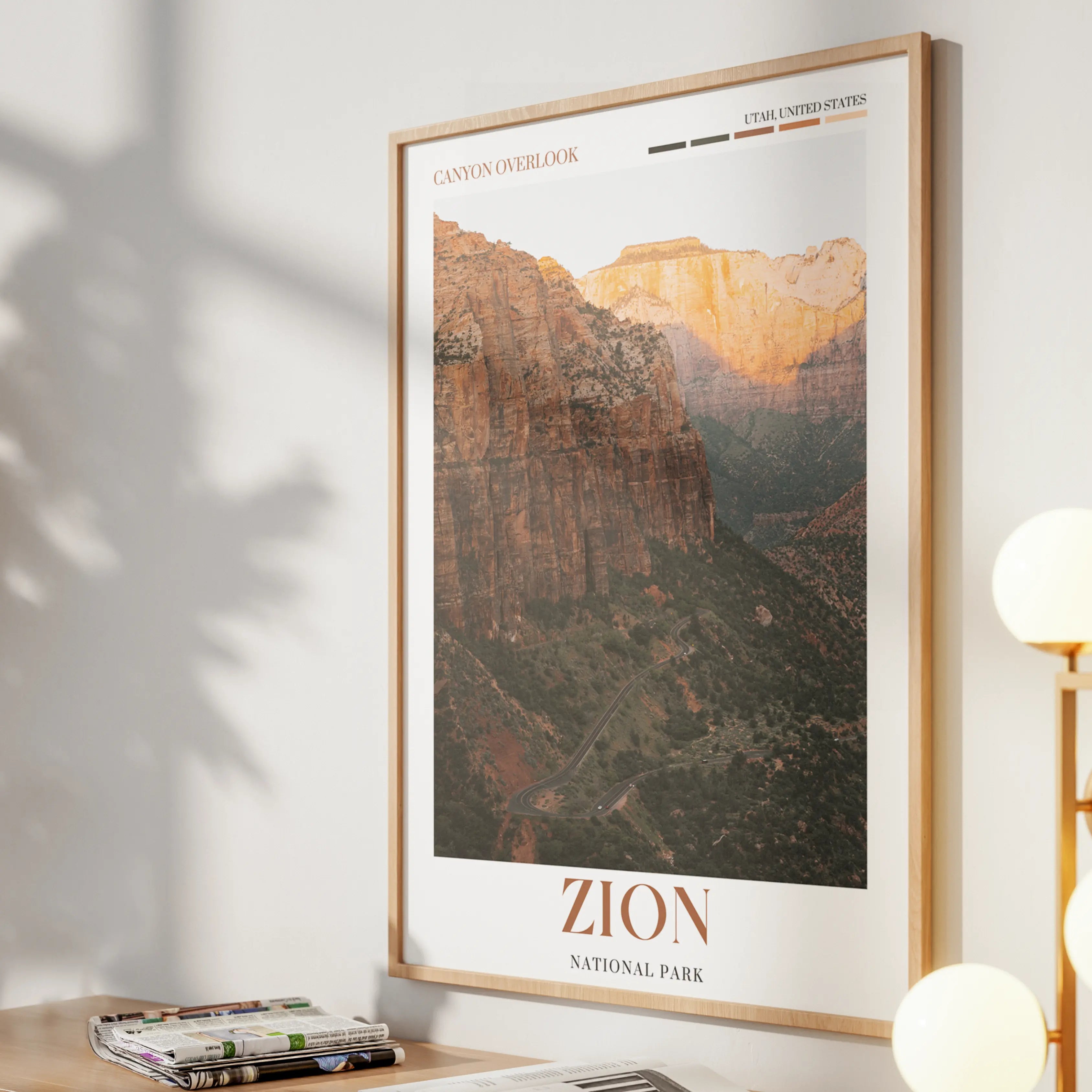 Zion National Park Poster